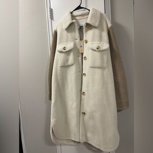 Rebecca Minkoff Plush Long Jacket
